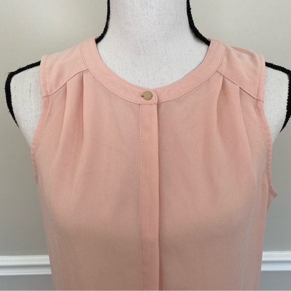 Apt 9 Sleeveless Peach Blouse Size Medium - Picture 2 of 10